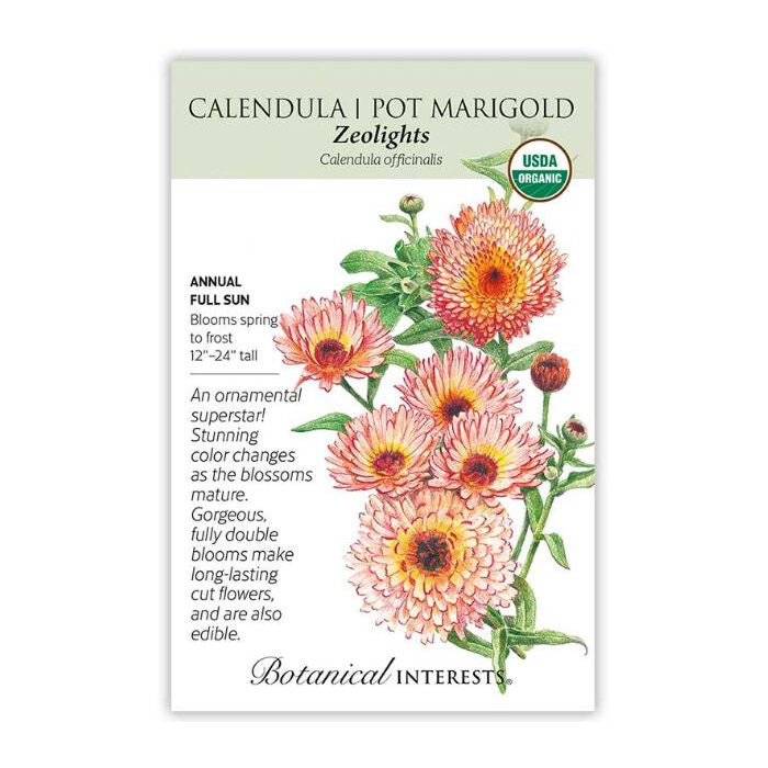 Botanical Interests Organic Calendula Zeolites, 1 packet