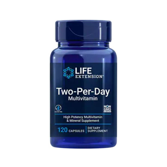 Life Extension Two-Per-Day Multivitamin, 120 Capsules