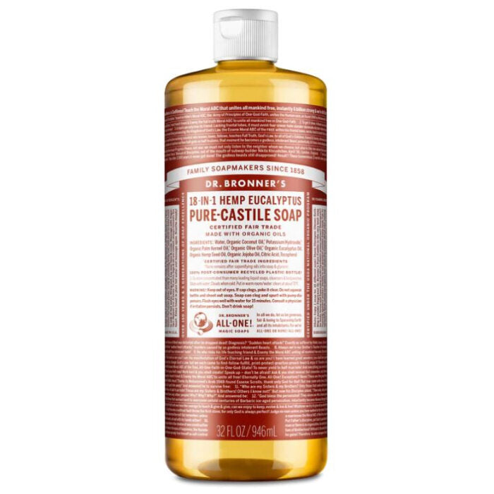 Dr. Bronner's Eucalyptus Pure-Castile Liquid Soap, 32 oz.