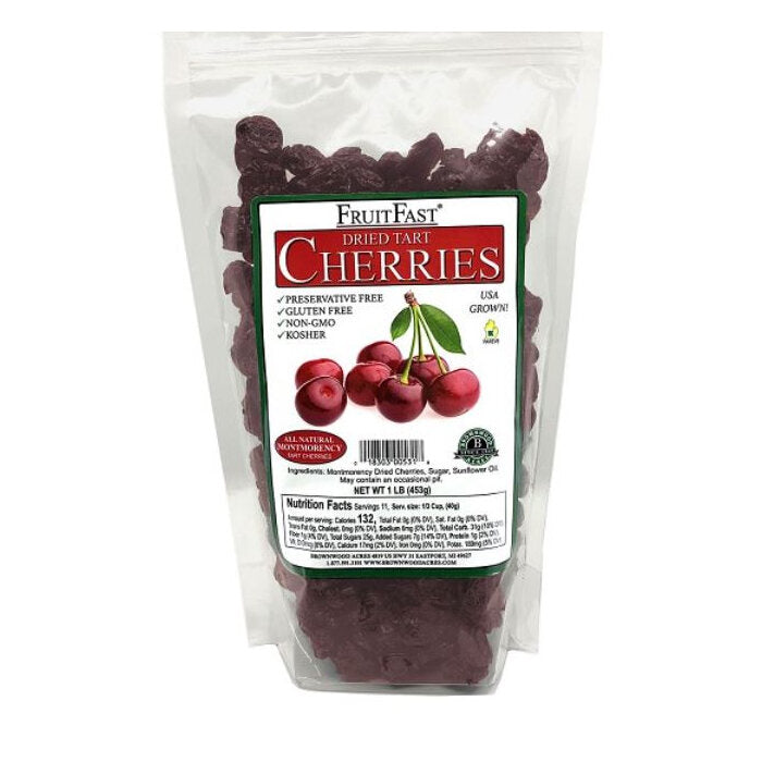 FruitFast Traditional Montmorency Dried Cherries, 1 lb.