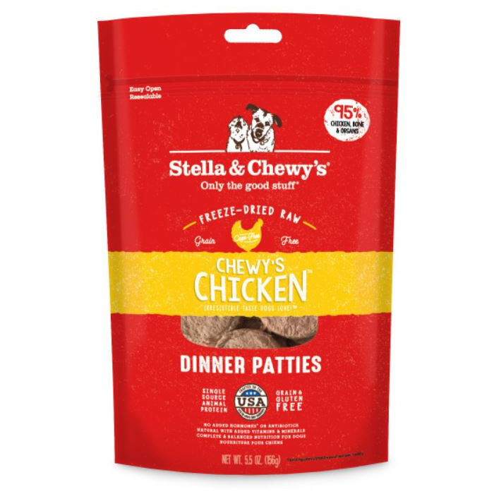 Stella & Chewy's Freeze-Dried Chicken Patties, 5.5 oz.