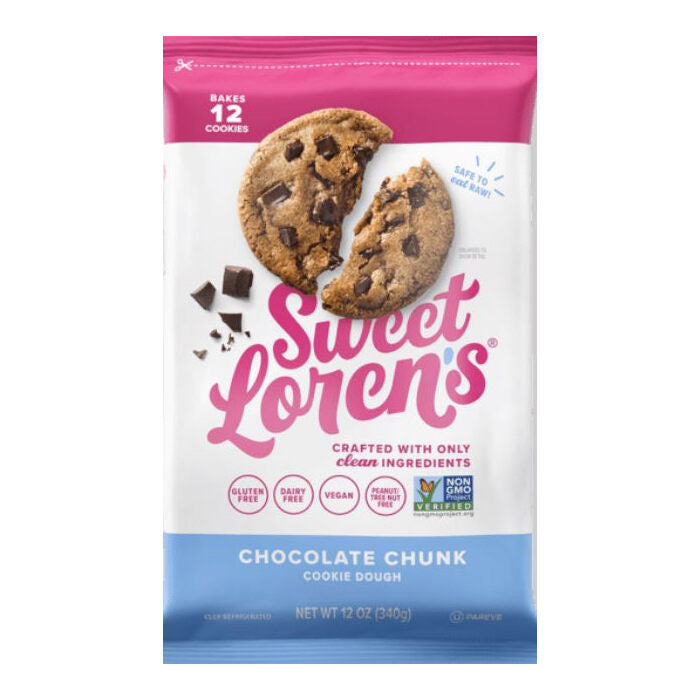 Sweet Loren's Chocolate Chunk Cookie Dough, 12 oz.