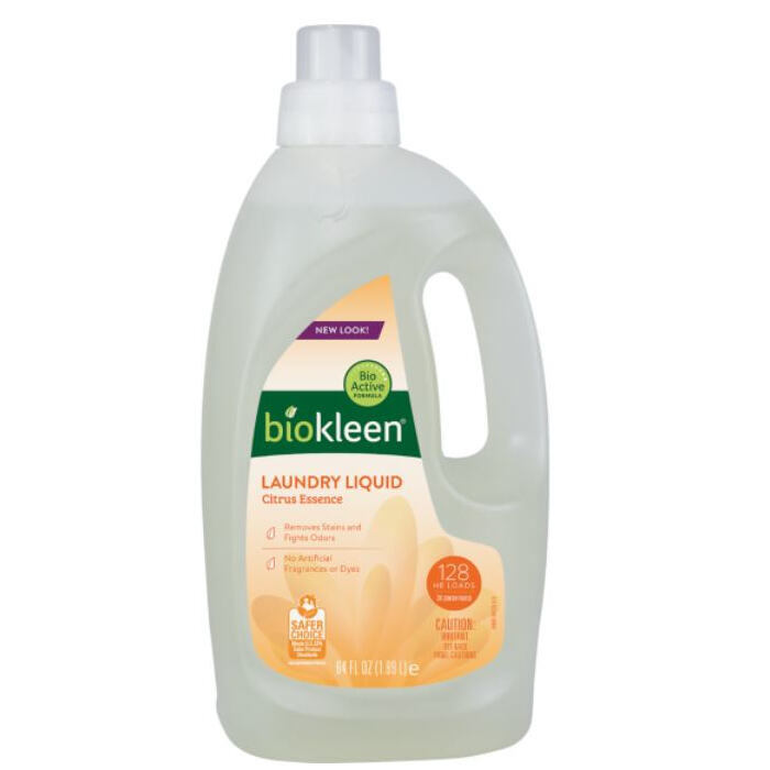 Biokleen Laundry Liquid Citrus, 64 oz.