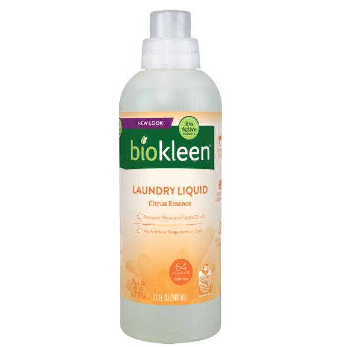 Biokleen Laundry Liquid Citrus, 32 fl. oz.