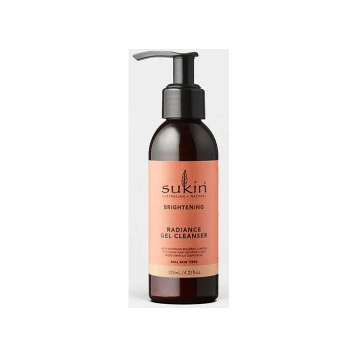 Sukin Brightening Radiance Gel Cleanser, 4.23 oz.