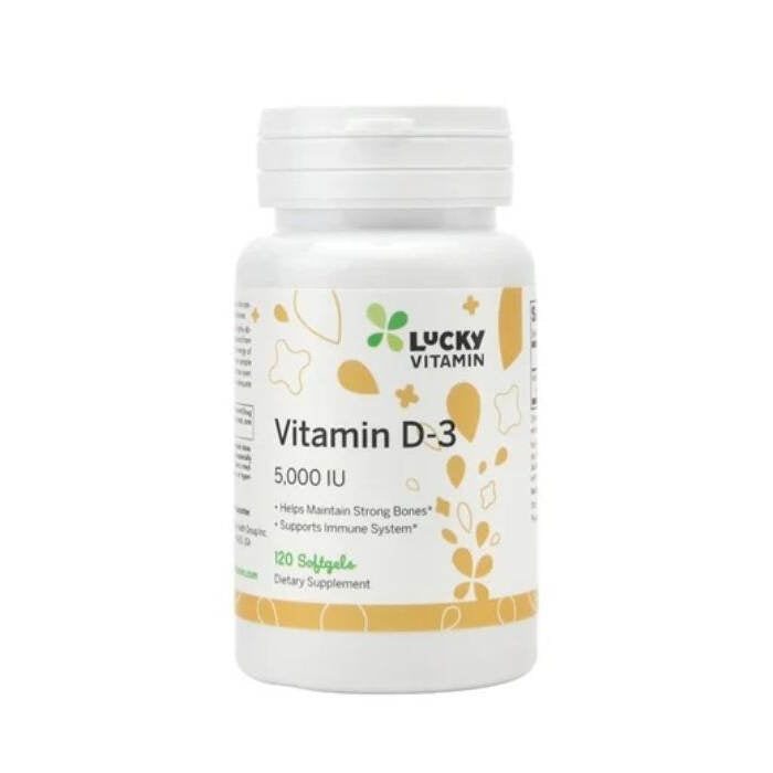 Vitamin D3 5000 IUs, 120 softgels