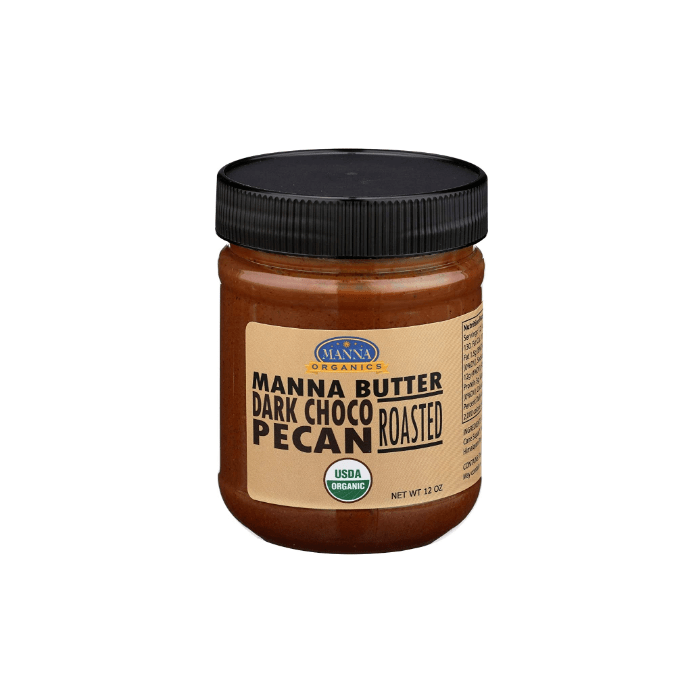 Manna Organics Roasted Dark Chocolate Pecan Butter, 12 oz.