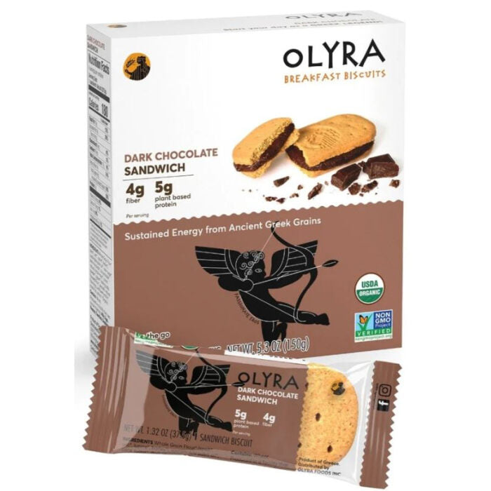 Olyra's Breakfast Biscuit Dark Chocolate, 5.3 oz.