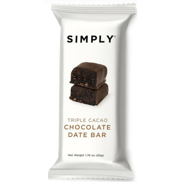 Simply Triple Cacao Chocolate Date Bar, 1.76 oz.