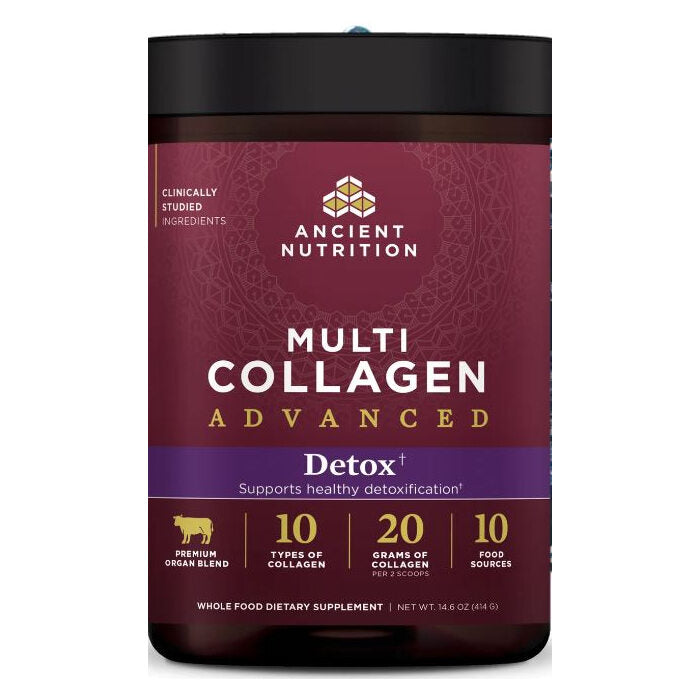 Ancient Nutrition Multi Collagen Advanced Detox, 14.6 oz.