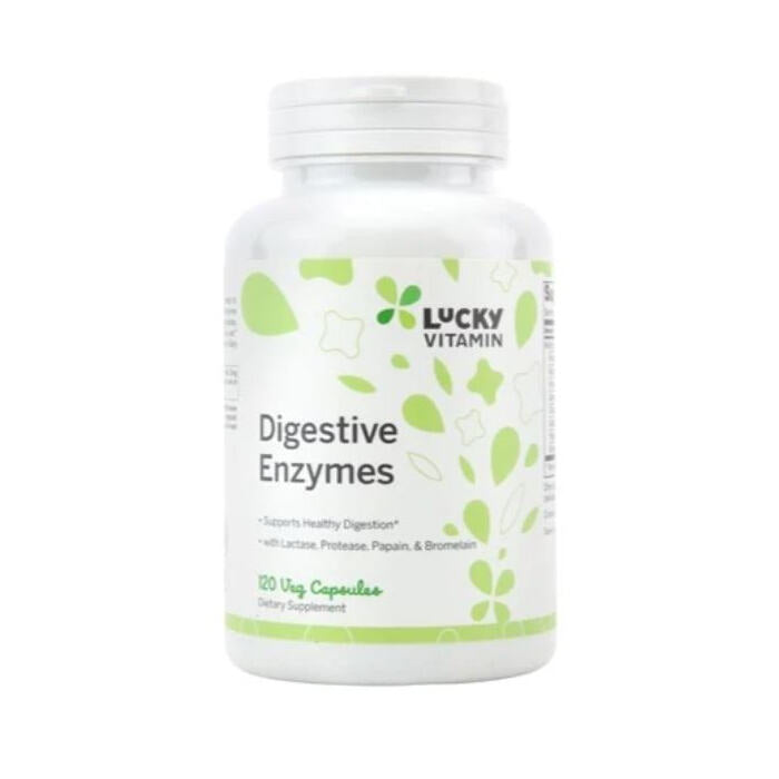 LuckyVitamin Digestive Enzymes, 120 Veggie Capsules