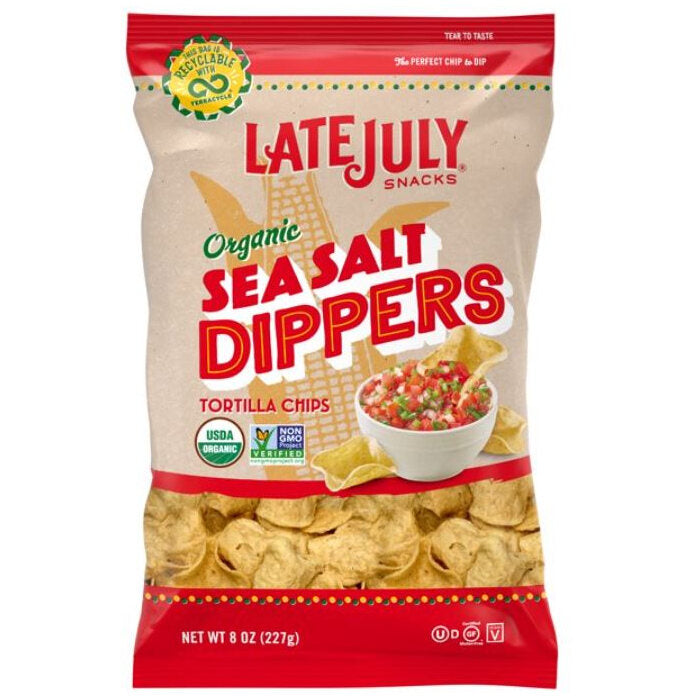 Late July Organic Sea Salt Dipper Chips, 7.4 oz.