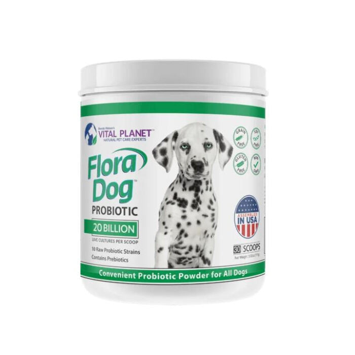 Vital Planet Flora Dog Powder 20 Billion, 3.92 oz.