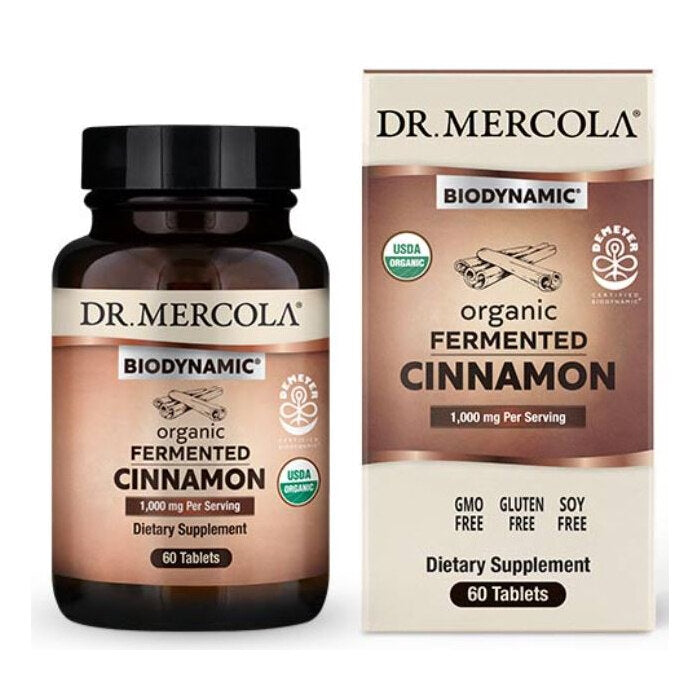 Dr. Mercola Biodynamic® Organic Fermented Cinnamon, 60 Capsules