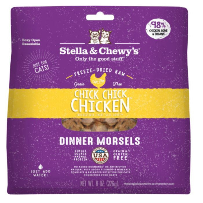 Stella & Chewy's Cat Freeze-Dried Chick Chick Chicken , 8 oz.