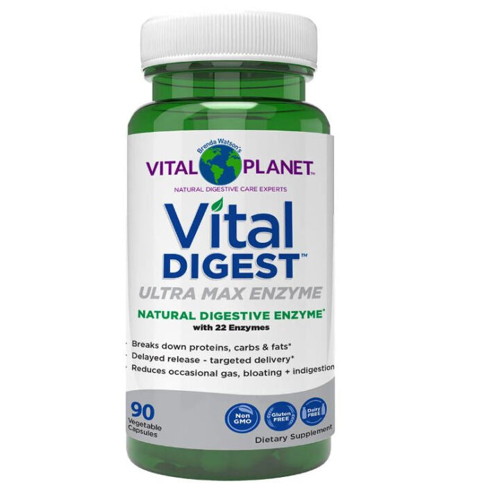 Vital Planet Digest Enzyme, 90 Capsules