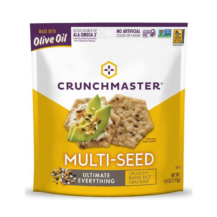 Crunchmaster Multi-Seed Ultimate Everything Crackers, 3.54 oz.