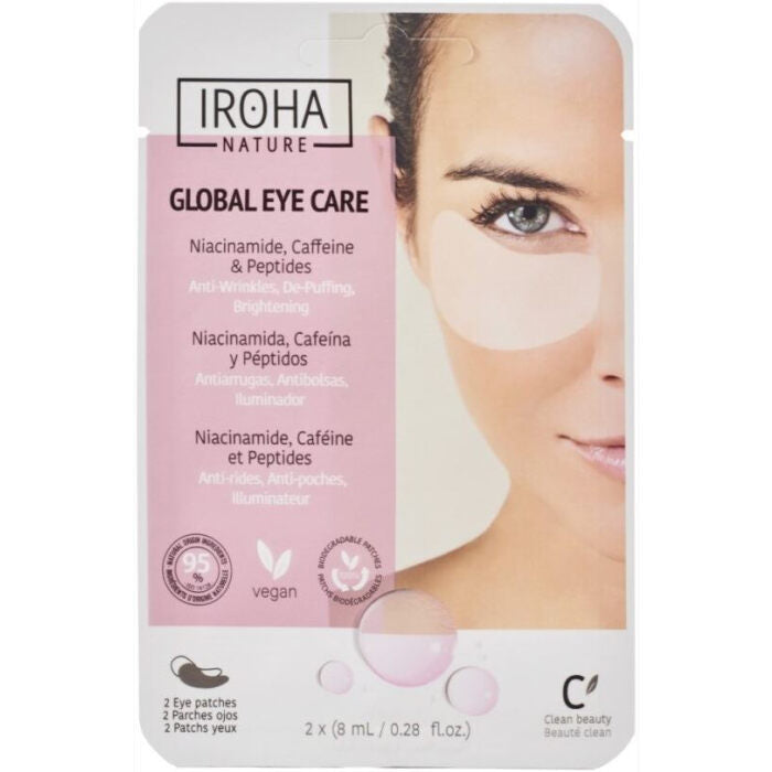 Iroha Nature Global Eye Care Patches with Niacinamide, .28 oz.