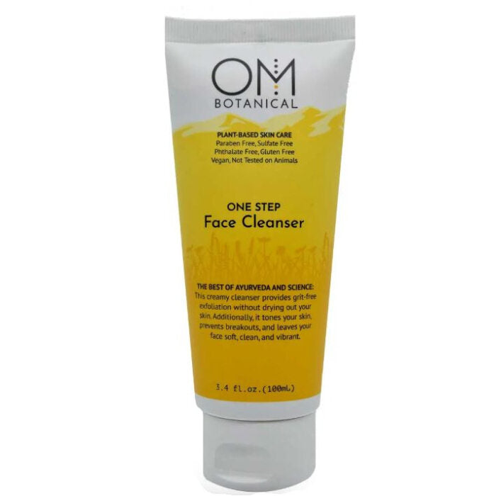 OM Botanicals One-Step Facial Cleanser, 3.4 oz.