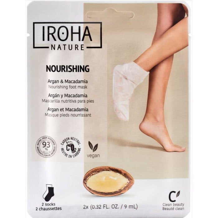 Iroha Nature Nourishing Foot Mask (2 Socks), .32 oz.