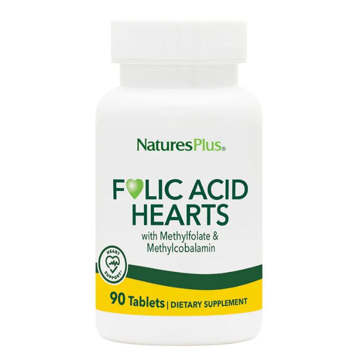 Nature's Plus Folic Acid Hearts, 90 Tablets