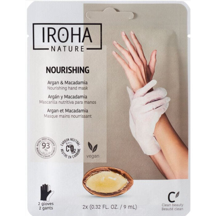 Iroha Nature Nourishing Hand Mask (2 Gloves), .32 oz.