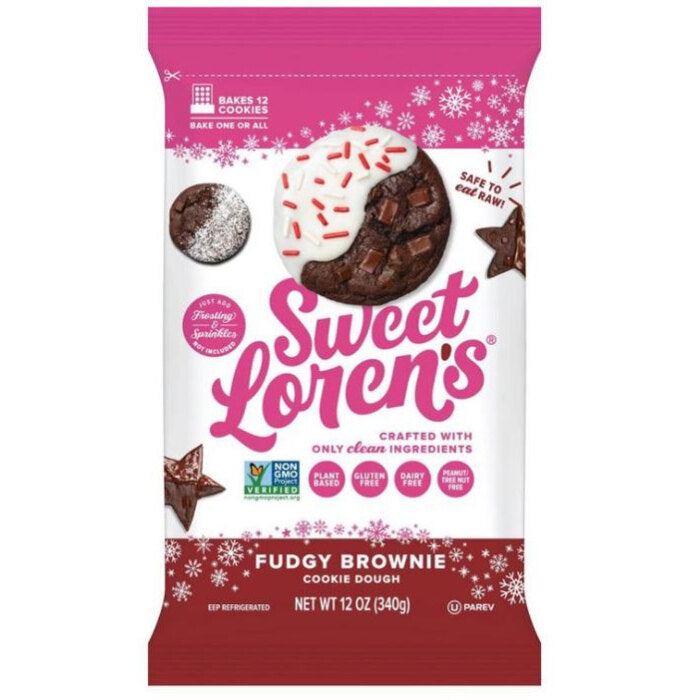 Sweet Loren's Fudgy Brownie Cookie Dough, 12 oz.