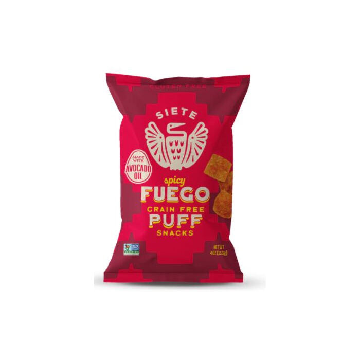 Siete Fuego Grain Free Puff Snacks, 4 oz.