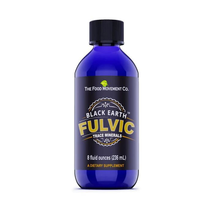 The Food Movement Black Earth Fulvic Acid, 8 oz.