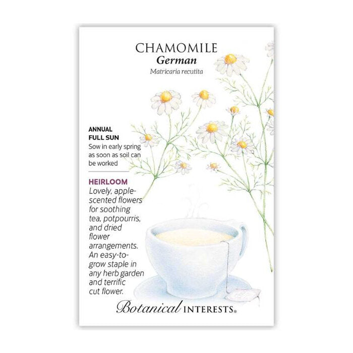 Botanical Interests Organic German Chamomile Seeds, 1 packet