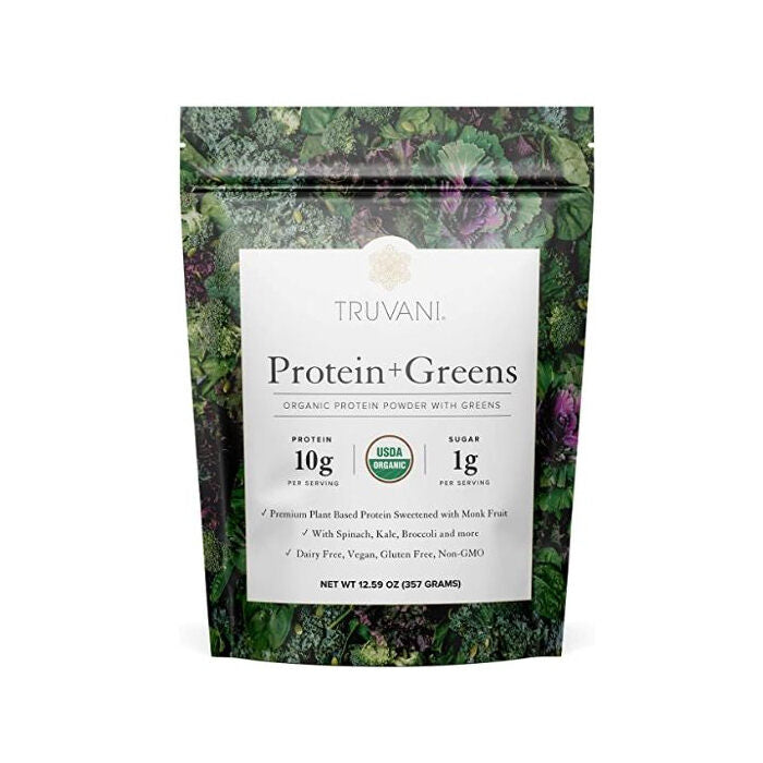 Truvani Protein + Greens Powder, 12.59 oz.