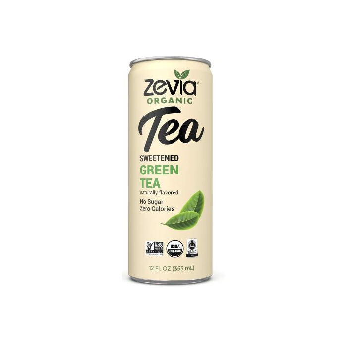 Zevia Organic Sweetened Green Tea, 12 oz.