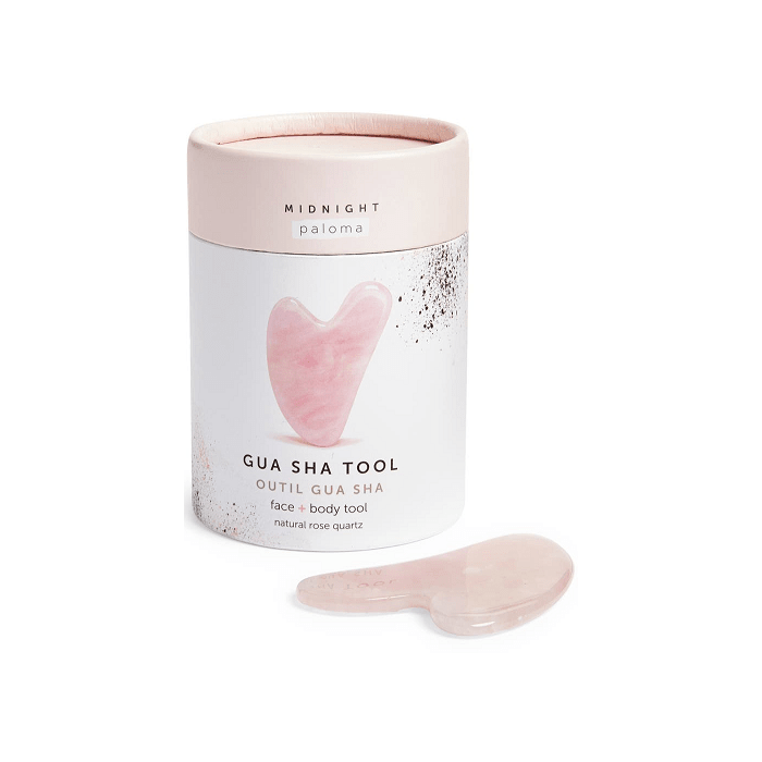 Midnight Paloma Rose Quartz GUA SHA Facial Sculpting Tool