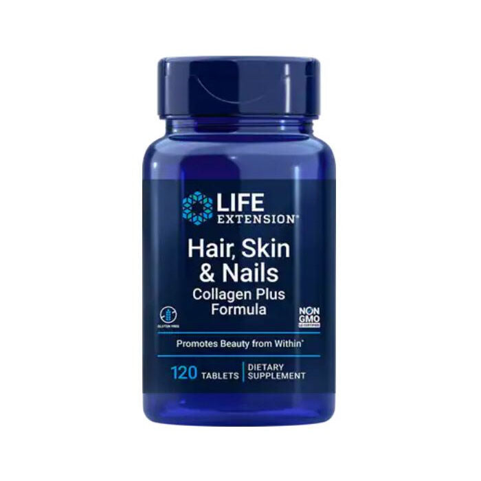 Life Extension Hair, Skin & Nails Collagen Plus, 120 Tablets