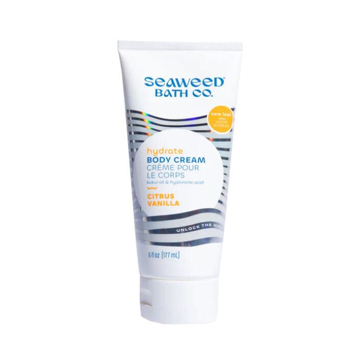 Seaweed Bath Co Detox Firming Body Cream Citrus Vanilla, 6 oz.