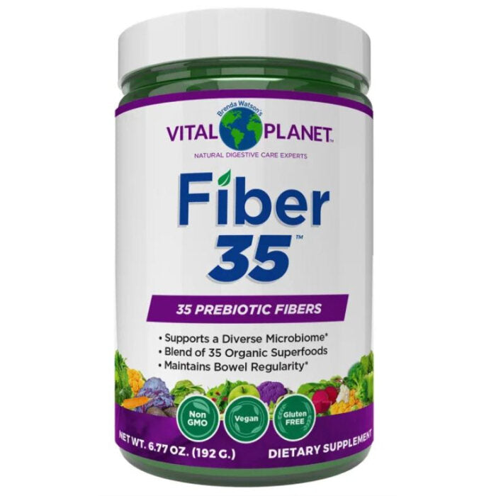 Vital Planet Fiber 35 100% Organic Prebiotic Fiber, 6.77 oz.