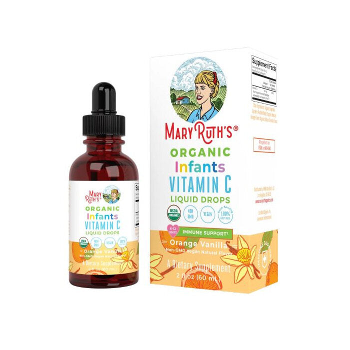 Mary Ruth's Organic Infant Vitamin C Liquid Drops Orange Vanilla, 2 oz.