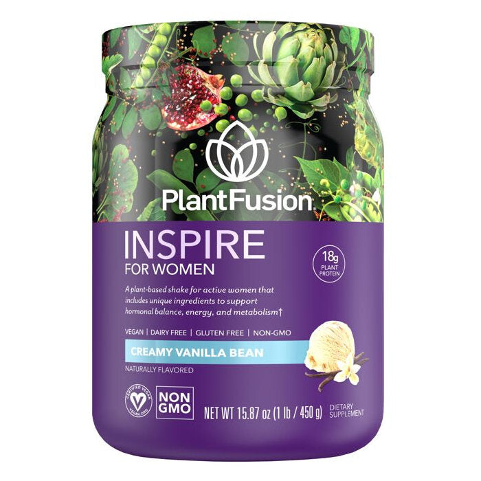 PlantFusion Inspire for Women Creamy Vanilla Bean, 15.87 oz.