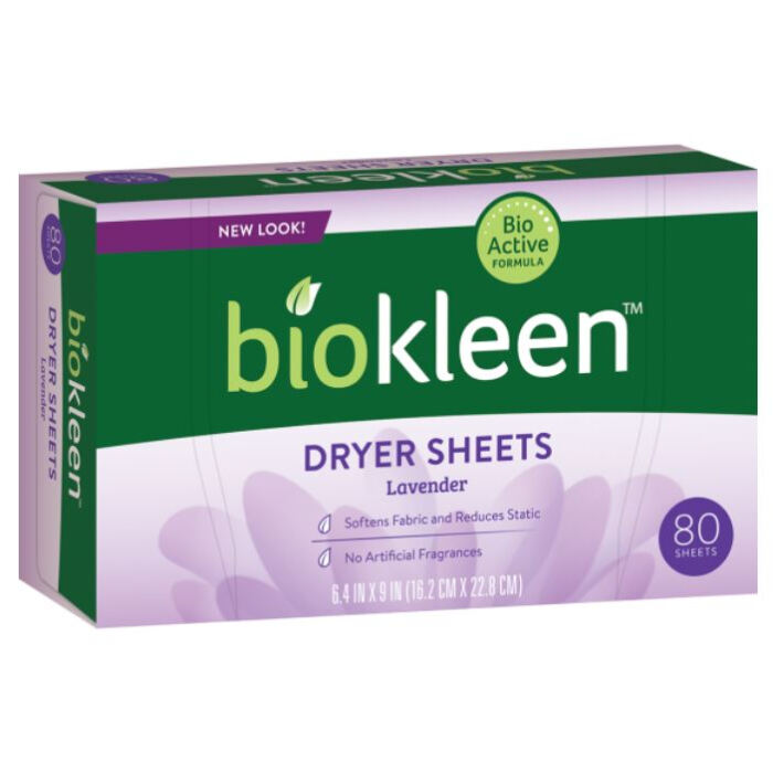 Biokleen Dryer Sheets Lavender, 80 ct.