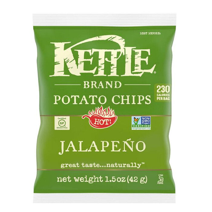 Kettle Brand Jalapeno Potato Chips, 1.5 oz.