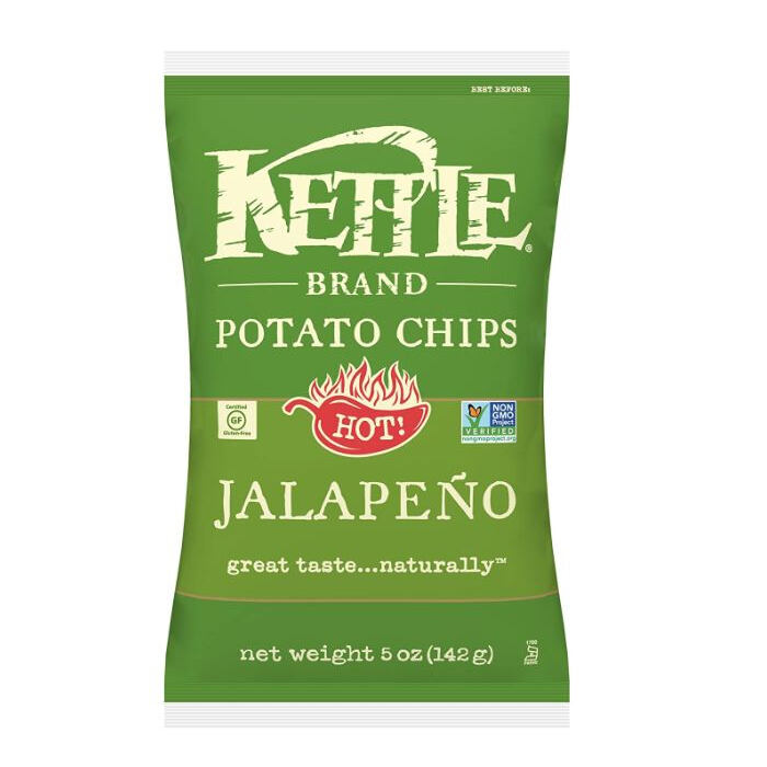 Kettle Brand Hot Jalapeno Potato Chips, 5 oz.