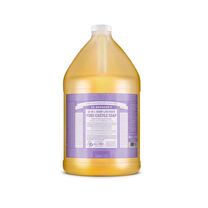 Dr. Bronner's Lavender Pure-Castile Liquid Soap, 1 Gallon