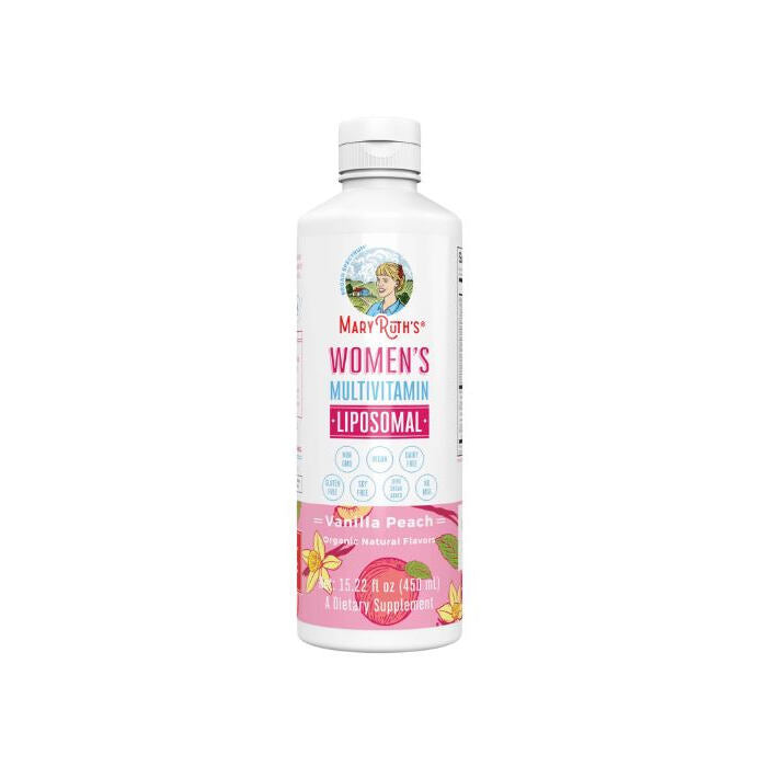 Mary Ruth's Women's Multivitamin Liposomal Vanilla Peach, 15.22 oz.