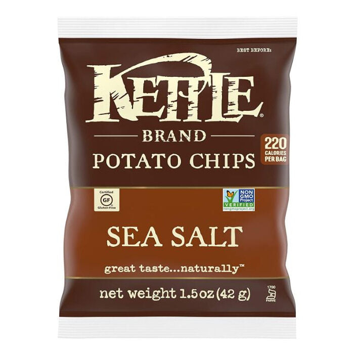 Kettle Brand Sea Salt Potato Chips, 1.5 oz.