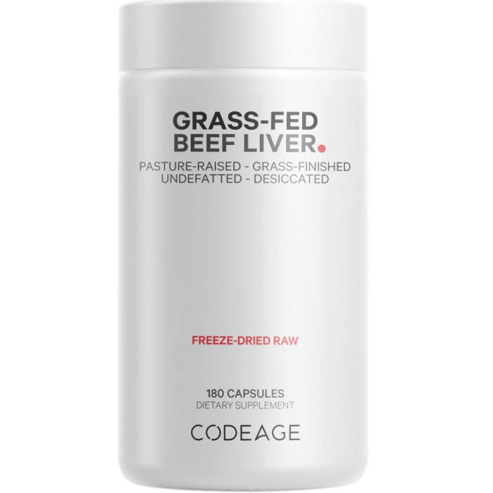 Codeage Beef Liver, 180 capsules