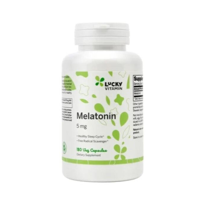 Lucky Vitamin Melatonin 5 mg, 180 capsules