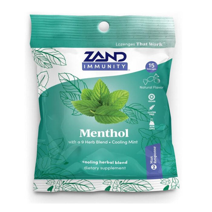 Zand Menthol HerbaLozenge, 15 Lozenges