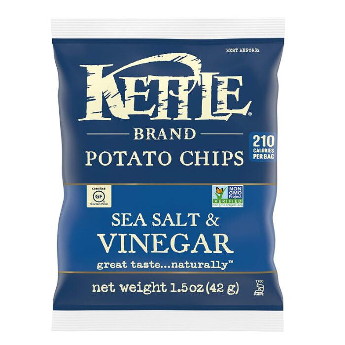 Kettle Brand Sea Salt & Vinegar Chips, 1.5 oz.