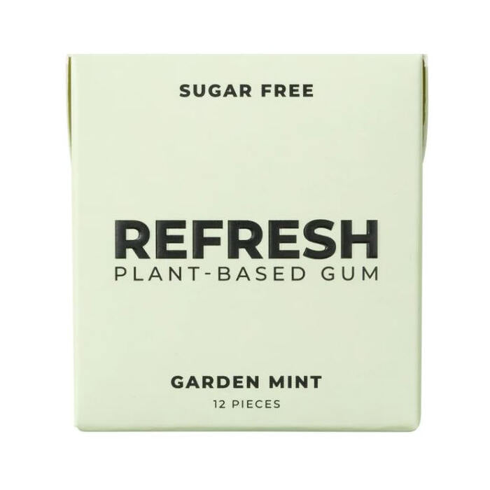 Refresh Garden Mint Gum, 12 pieces