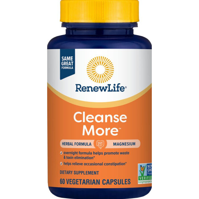 Renew Life Cleanse More, 60 Capsules